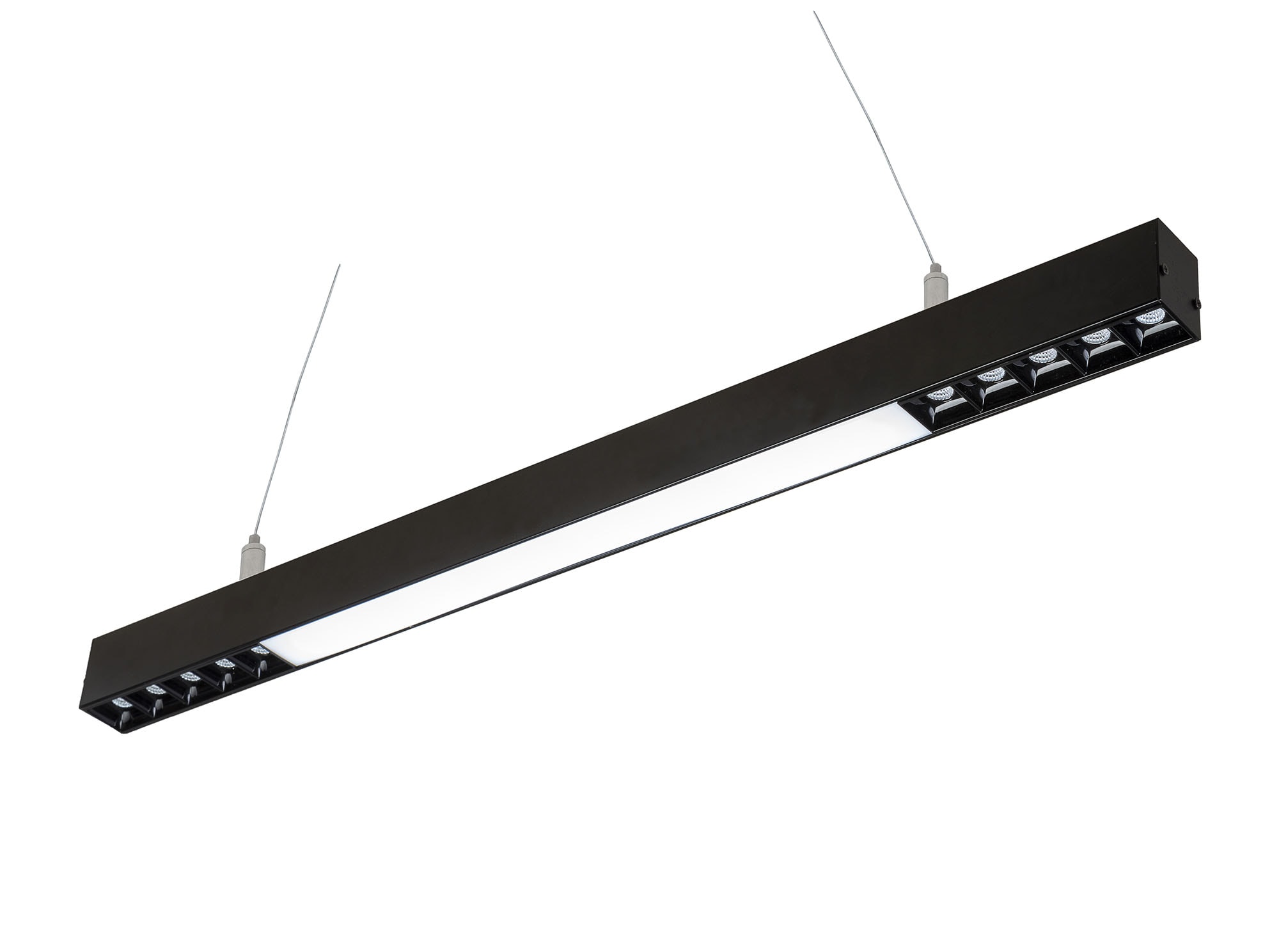 66 cm Surface Mounted Lensed Linear Luminaire