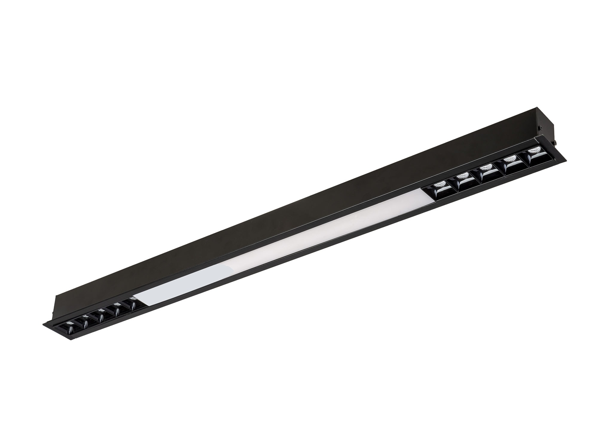 LED Recessed Mounted Lensed Linear Luminaire